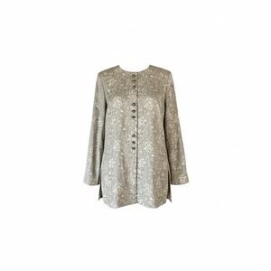 Vintage R & M Richards Women Floral Long Sleeve Button-Up Shirt Size 10